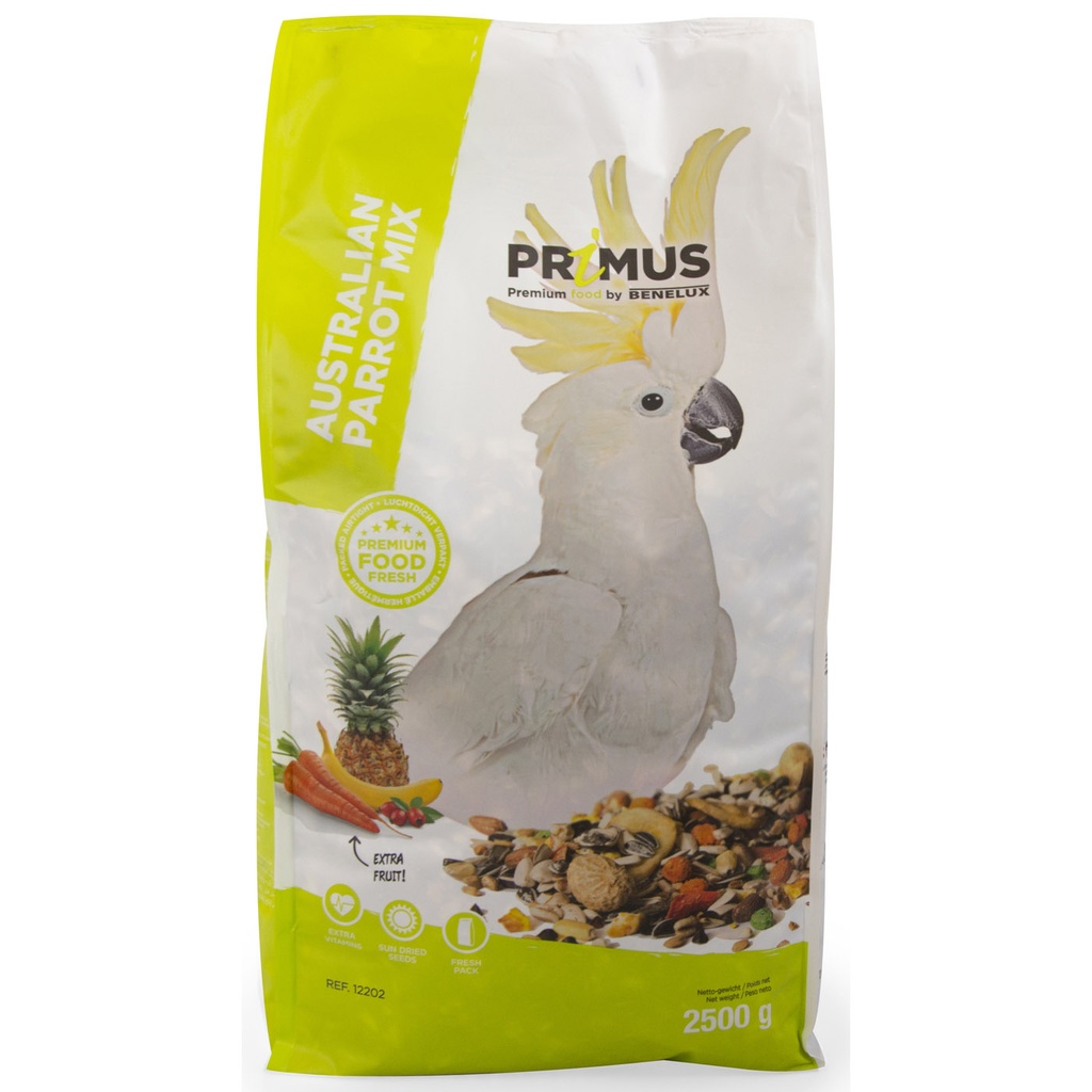 [BP12202] PRIMUS AUSTRALISCHE PAPEGAAIEN MIX 2,5KG