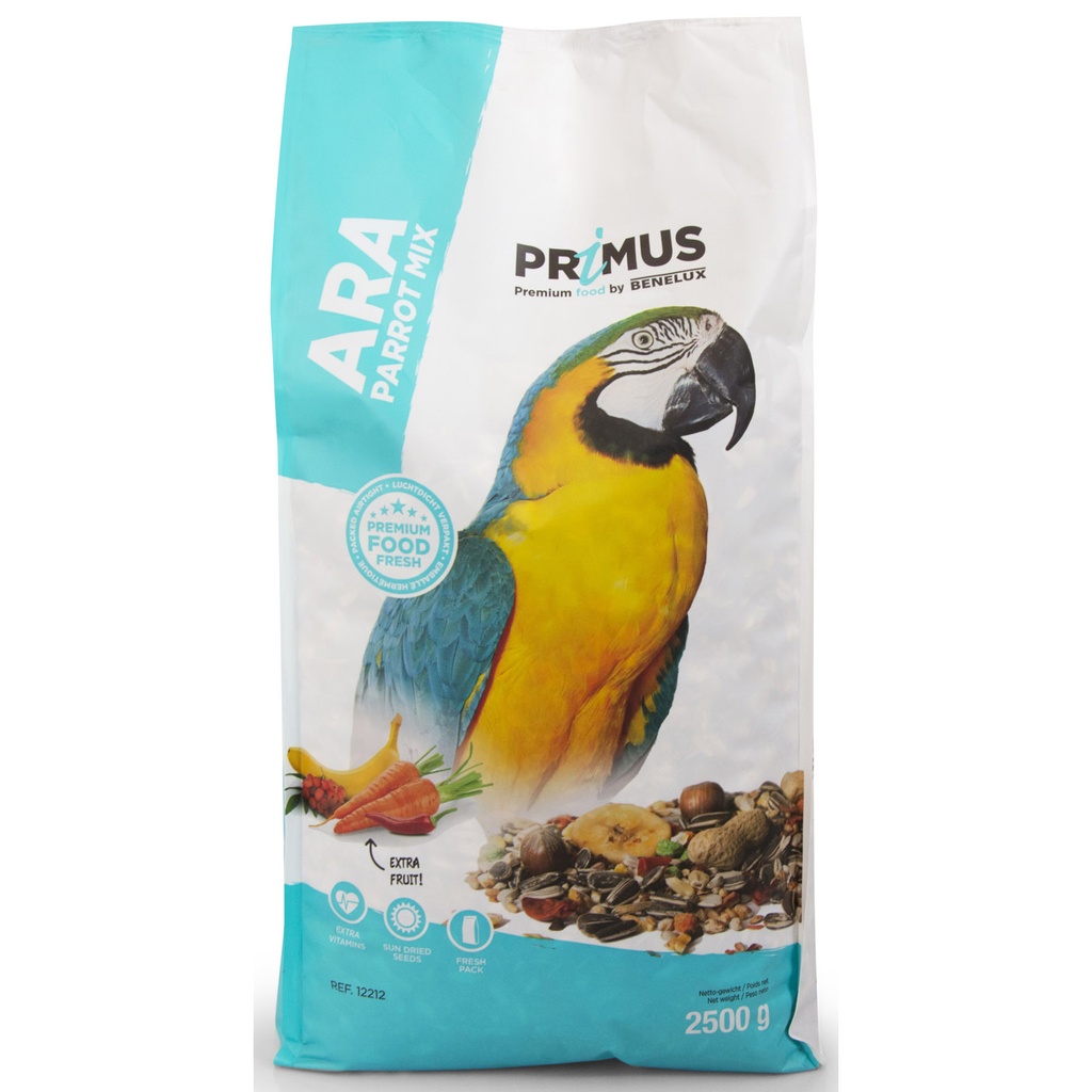 [BP12212] PRIMUS ARA PAPEGAAIENMIX 2,5KG