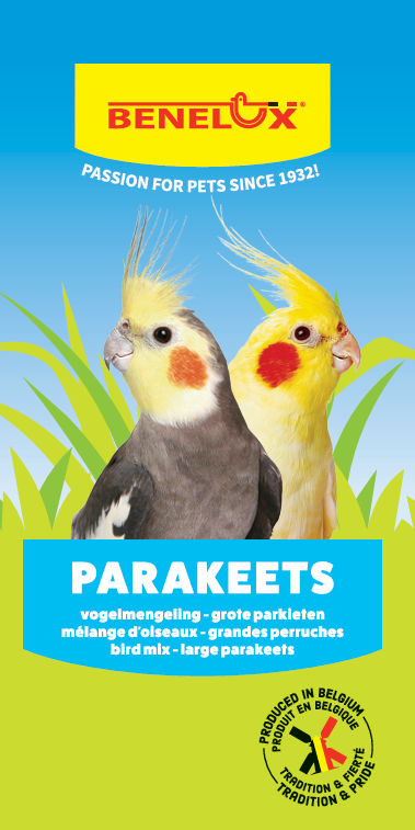 [BP12343] VOGELMENGELING PARAKEET 'GROTE PARKIETEN' 1KG QS
