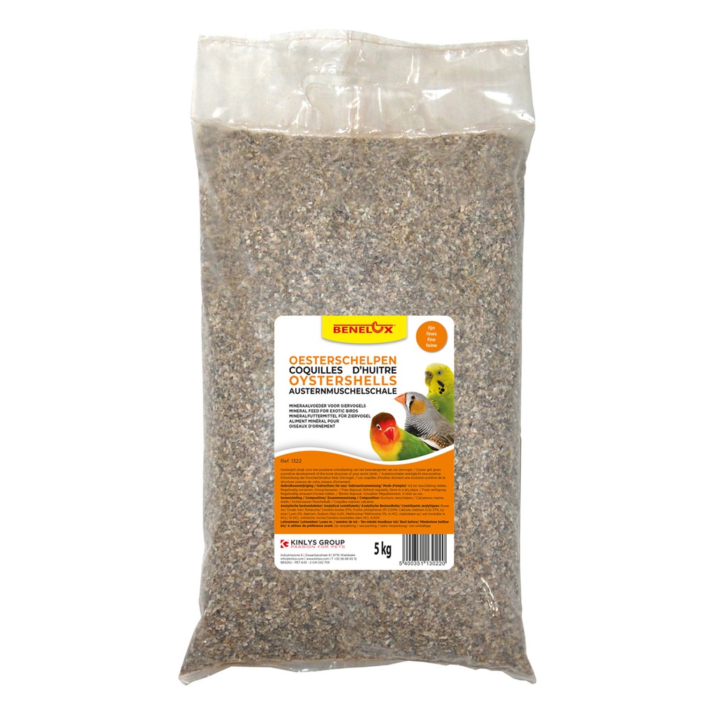 [BP1322] OESTERSCHELPEN FIJN 5KG