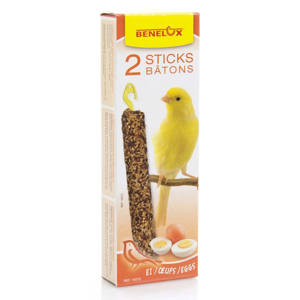 [BP16212] 2 STICKS KANARIE+EI BNL DOOSJE