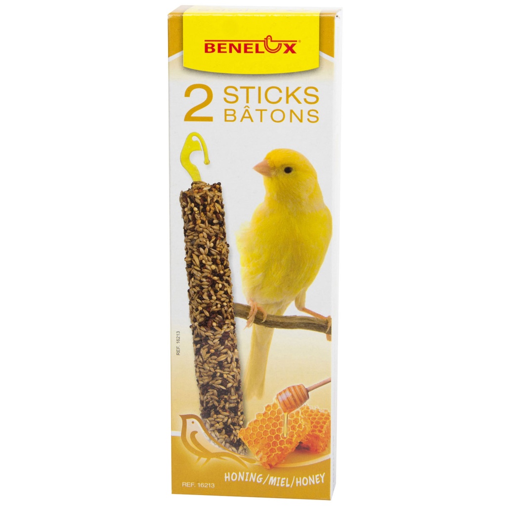 [BP16213] 2 STICKS KANARIE+HONING BNL DOOSJE