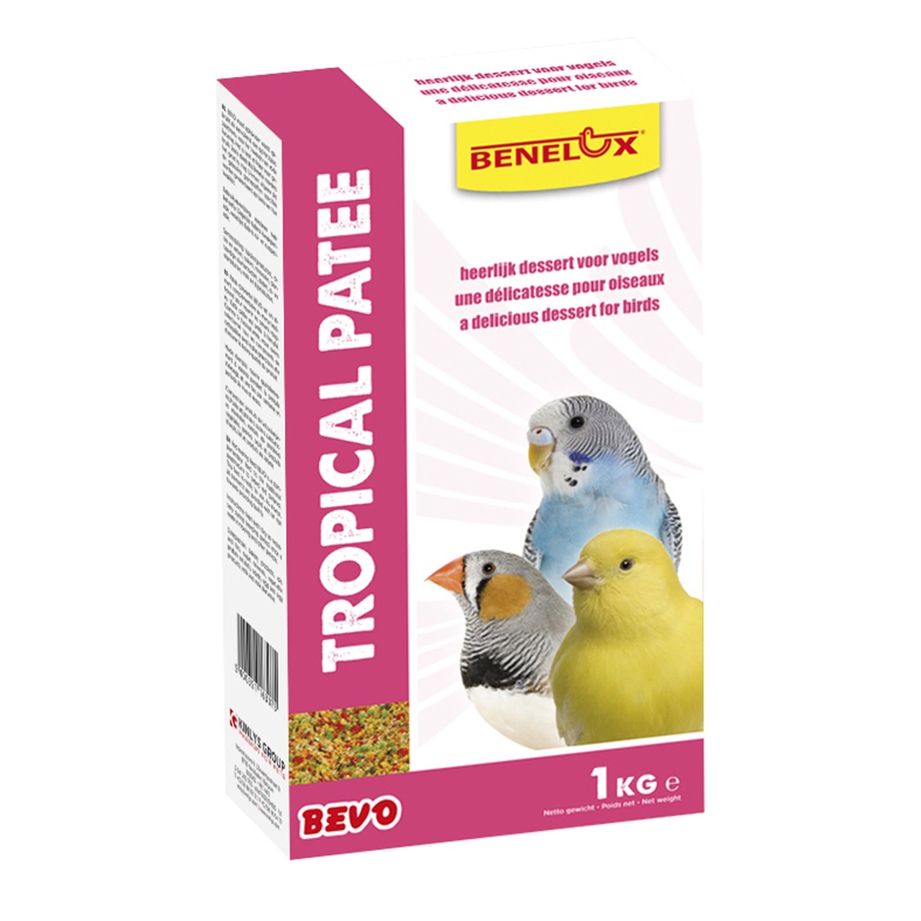[BP1630028] BEVO TROPICAL PATEE 1 KG DOOS