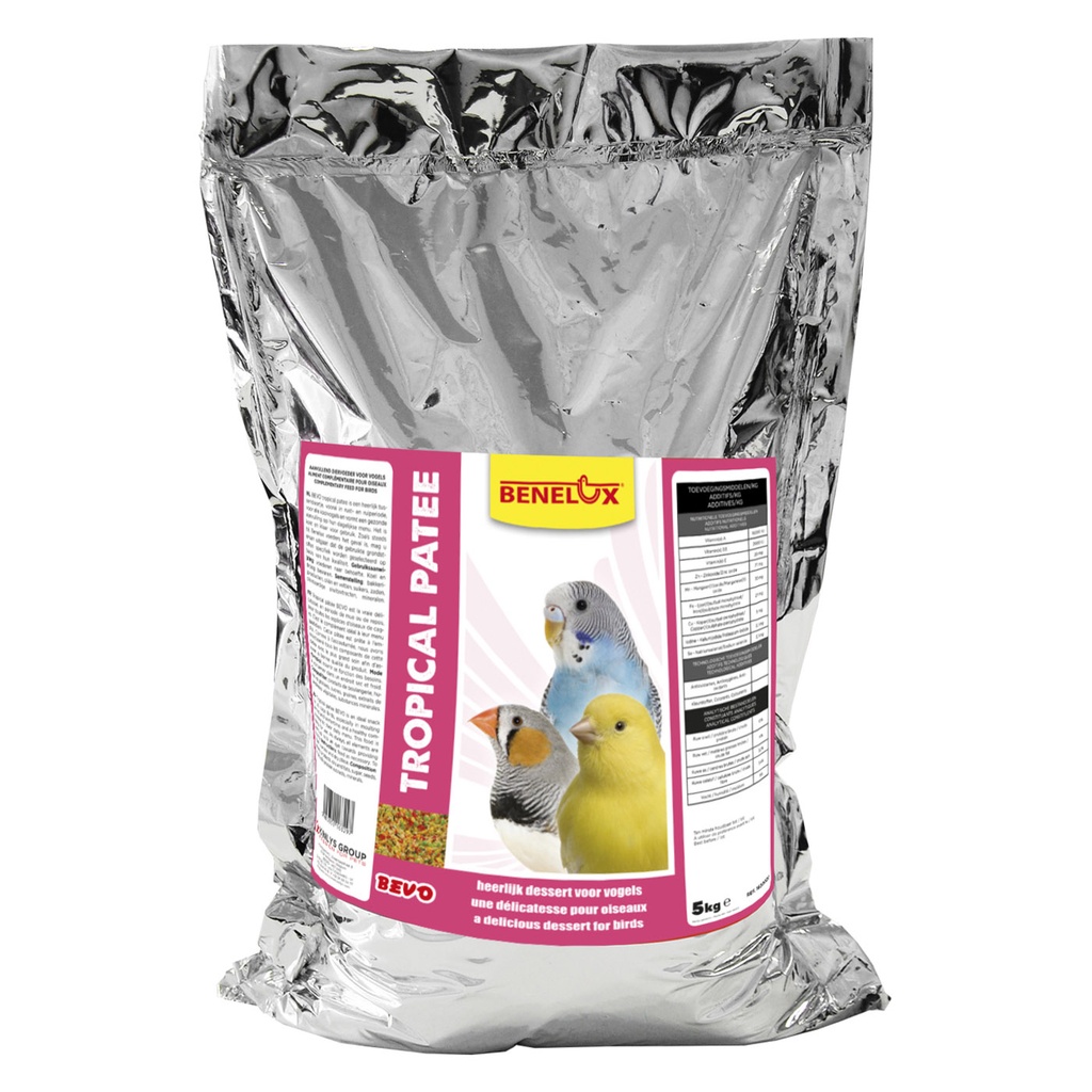 [BP1630029] BEVO TROPICAL PATEE 5KG ZAK