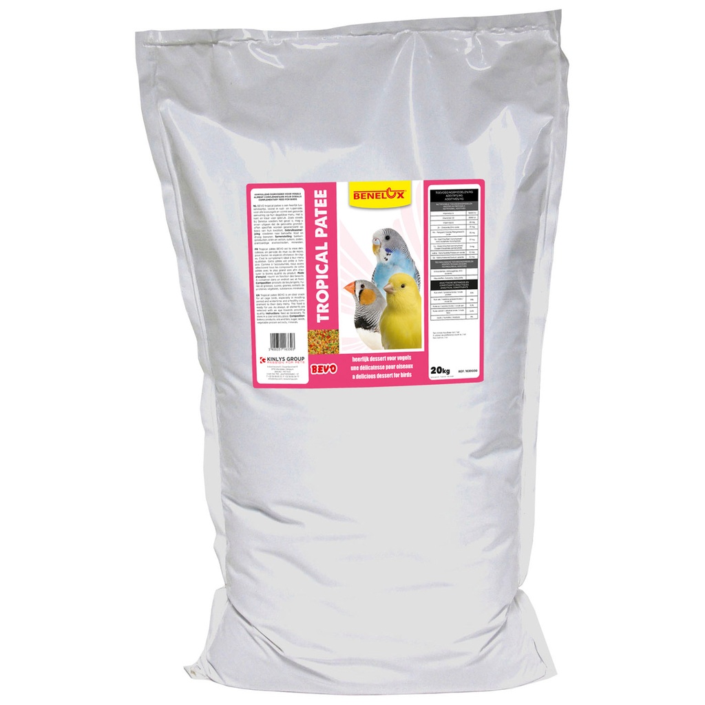 [BP1630030] BEVO TROPICAL PATEE 20KG