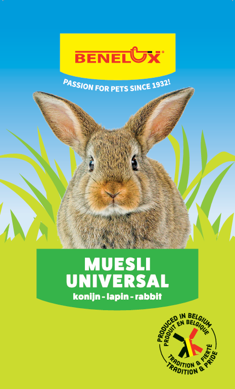 [BP3110012] KNAAGDIERMUESLI 4,5KG HANDVATZAK (Knaagdieren)
