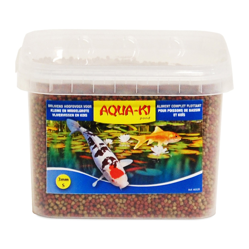 [BP46620] AQUA-KI BLAUW VIJVERVISKORRELS 3MM 3,5L - 1,225KG EMMER