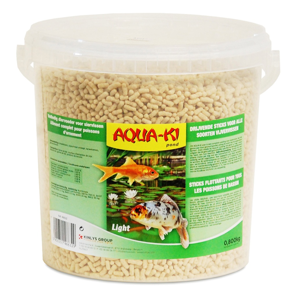 AQUA-KI GROEN VIJVERSTICKS LIGHT 10L - 0,8KG EMMER