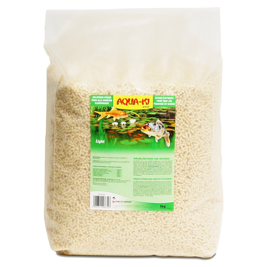 [BP46634] AQUA-KI GROEN VIJVERSTICKS LIGHT 3KG ZAK