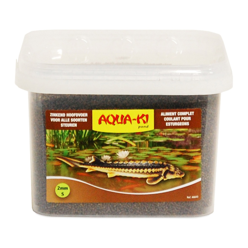 [BP46643] AQUA-KI BRUIN STEURVOER 2MM 3,5L - 2,2KG EMMER