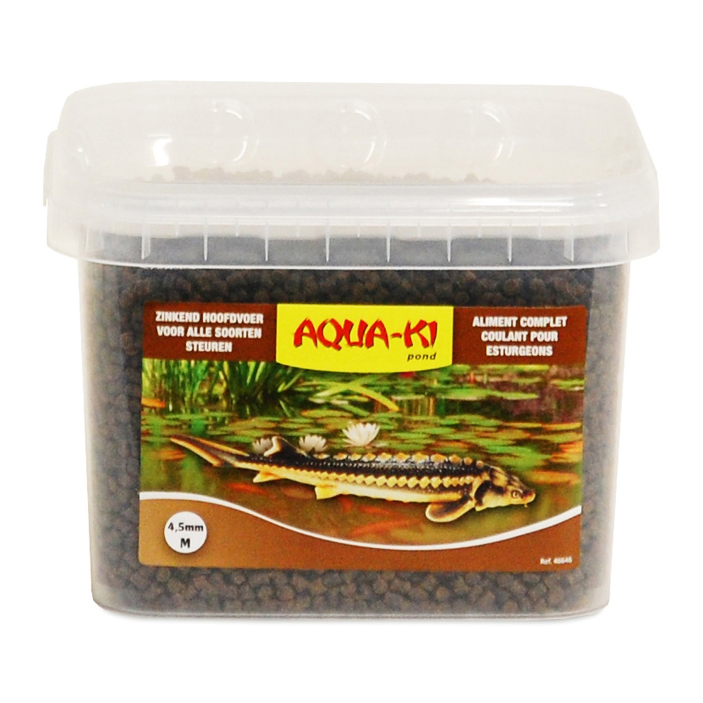 [BP46646] AQUA-KI BRUIN STEURVOER 4,5MM 3,5L - 2,2KG EMMER