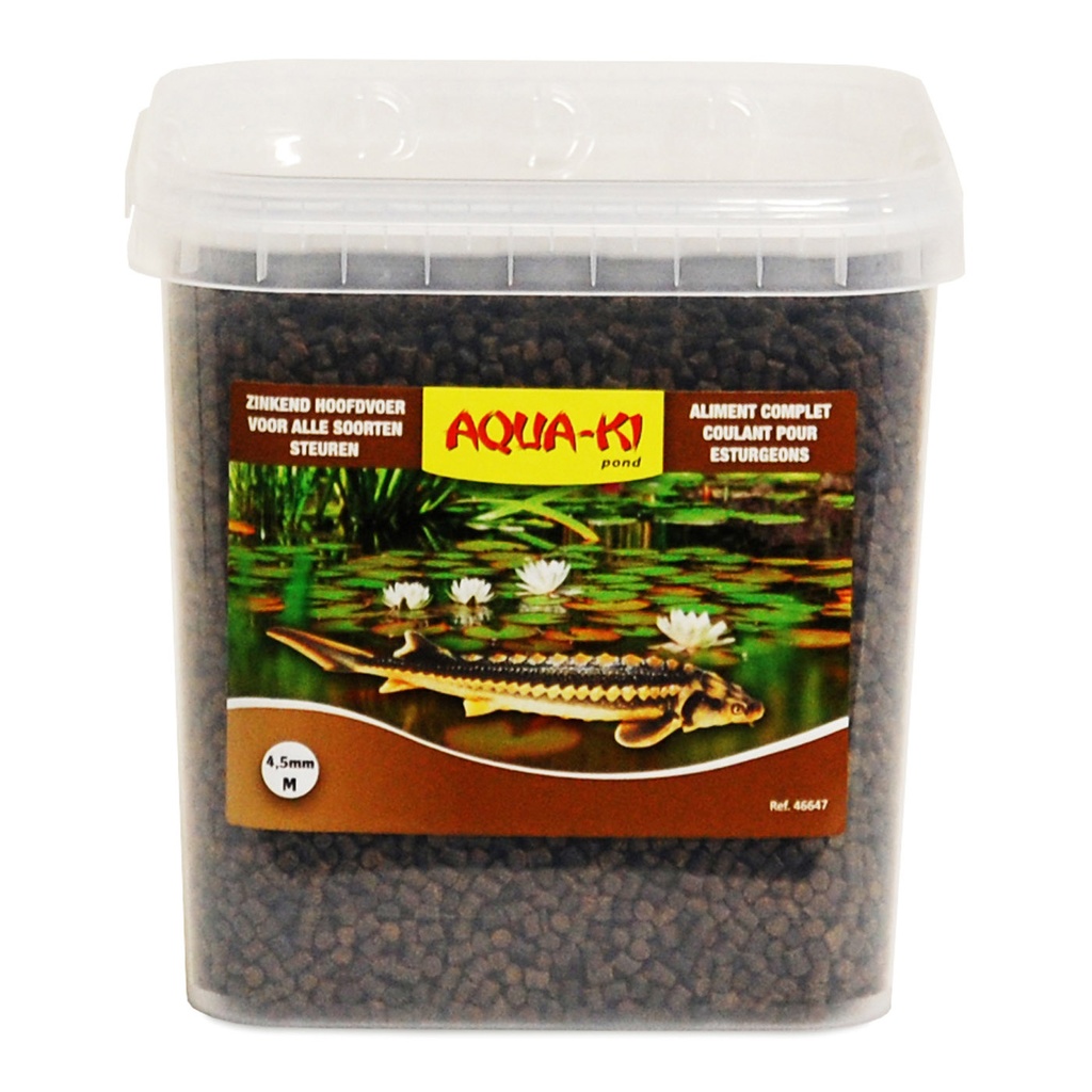 [BP46647] AQUA-KI BRUIN STEURVOER 4,5MM 5,4L - 3,4KG EMMER