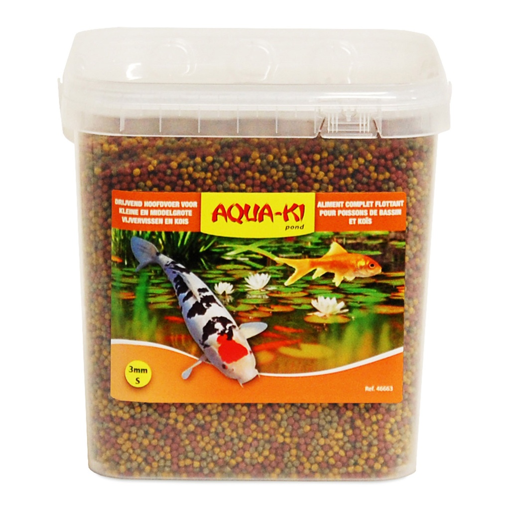 [BP46663] AQUA-KI ORANJE VIJVER 3 KLEUREN 5,4L - 1,84KG EMMER