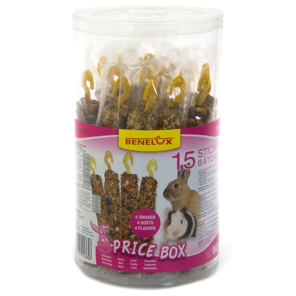 PRICE BOX 15 CRACKERS KNAAGDIEREN BOX