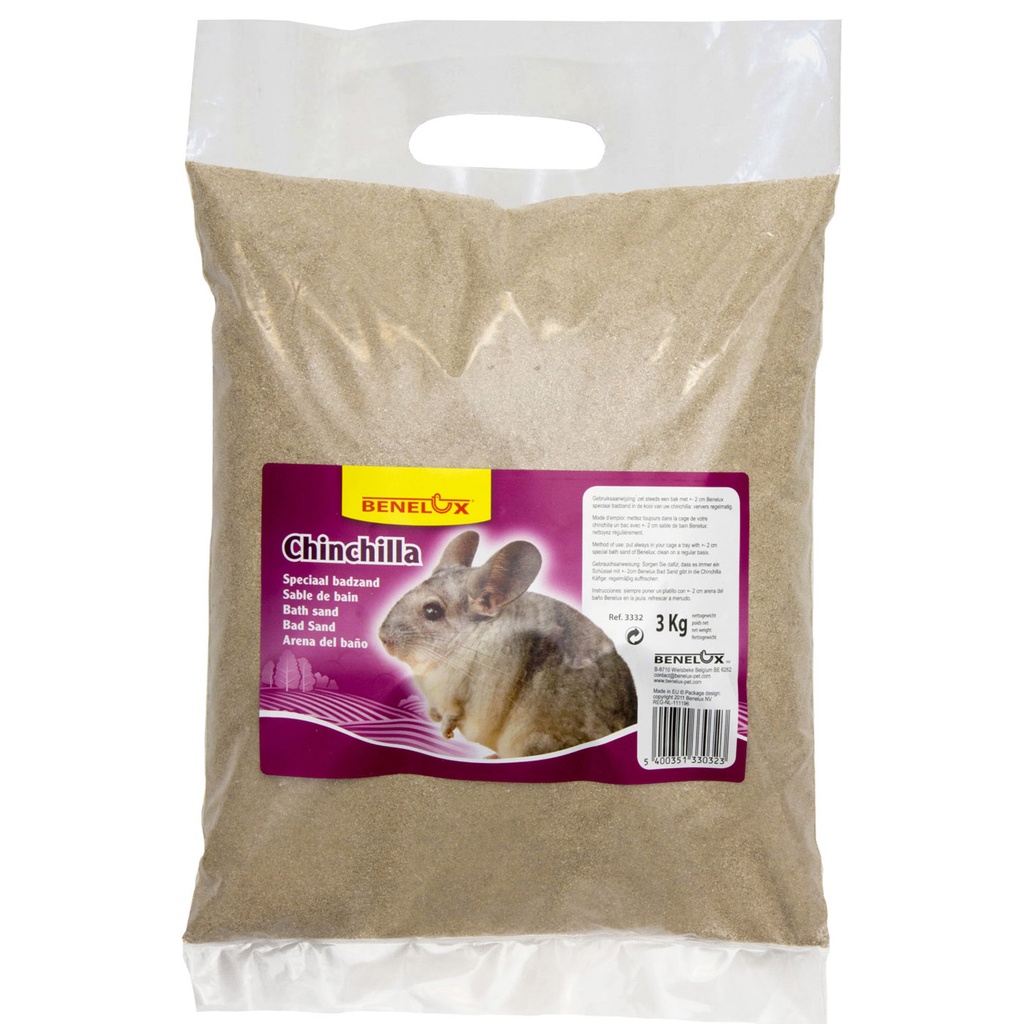 [3332] CHINCHILLA BADZAND 3KG ZAK