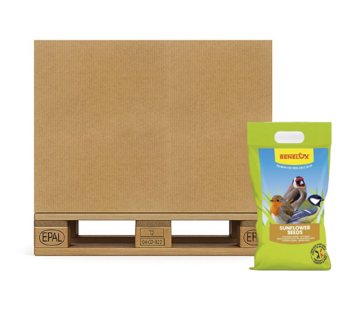 [BP1166003D1] STROOIPITTEN VOOR TUINVOGELS 108 X ZAK 3KG IN DISPLAY