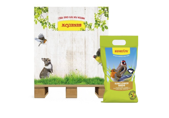 [BP1166003D2] STROOIPITTEN VOOR TUINVOGELS 42 X ZAK 3KG IN 1/2 DISPLAY