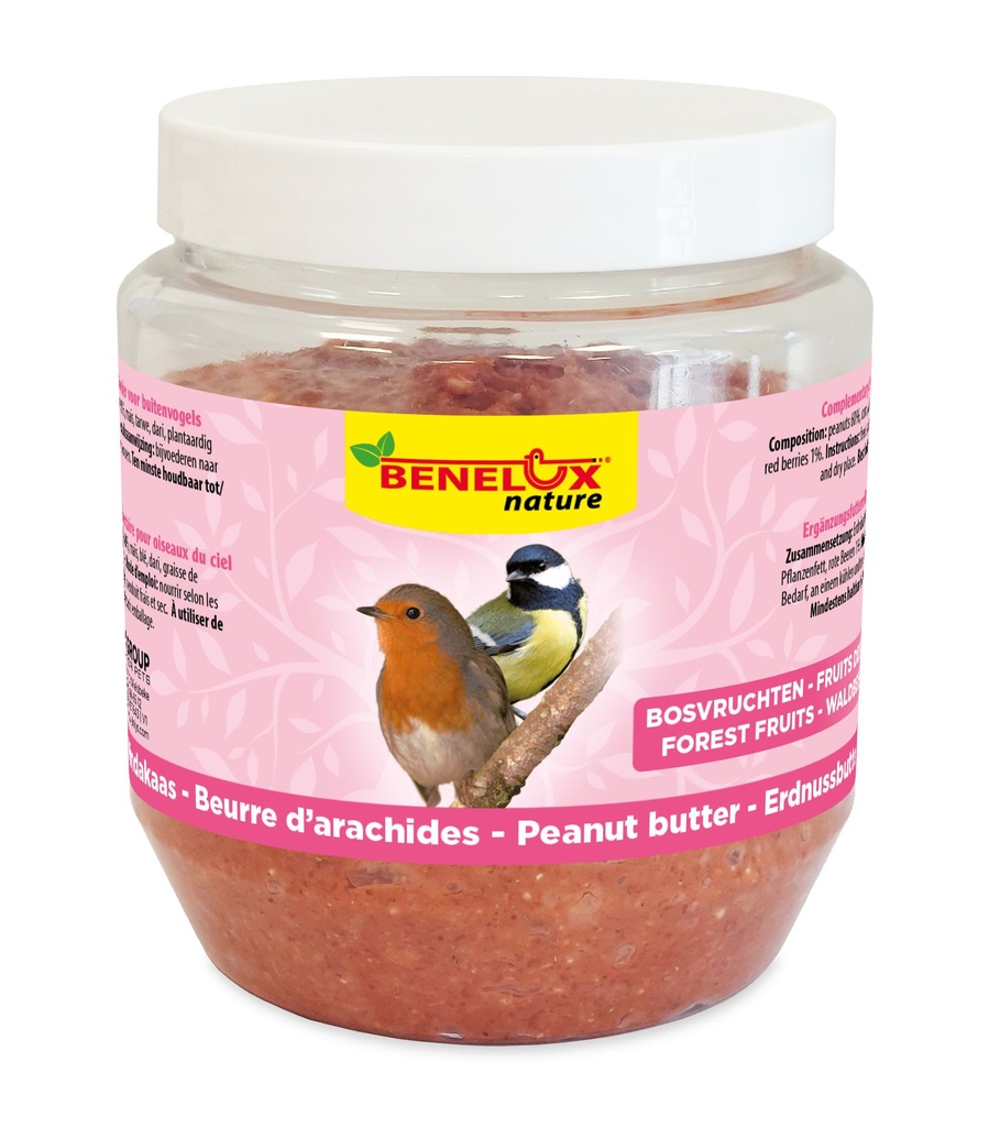 VOGELPINDAKAAS BOSVRUCHTEN 350G