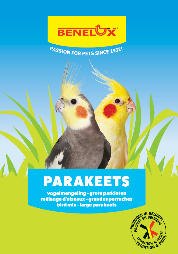 [BP1210232] VOGELMENGELING PARAKEET 'GROTE PARKIETEN' 5KG HANDVATZAK