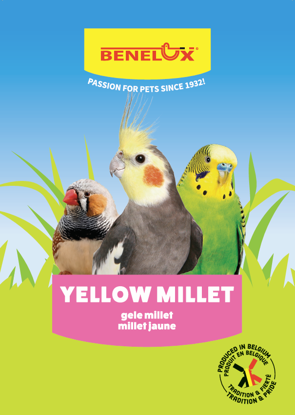 [BP111001] GELE MILLET VOOR DUIVEN 20KG ZAK