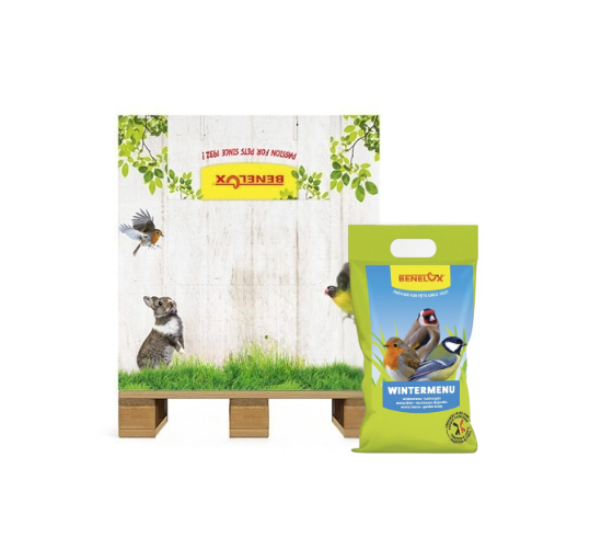 [BP1210452D2] WINTERMENU VOOR TUINVOGELS 42 X ZAK 4KG IN 1/2 DISPLAY